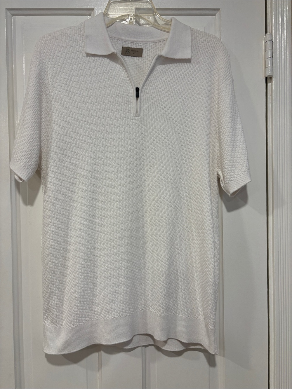 HB Hudson and Barrow Knitwear Men’s Polo 1/4 zip size XL